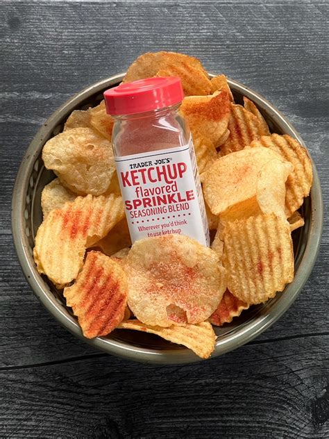 How to Make Your Own Ketchup Chips with Trader Joe's Ketchup Sprinkle ...