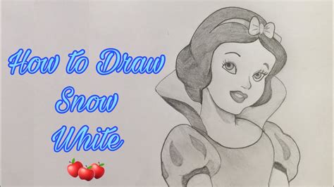 Snow White Pencil Drawing