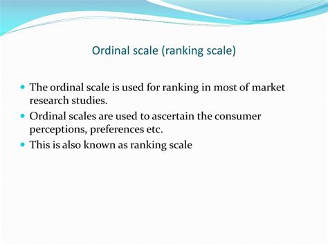 Example Of Ordinal Scale | Images and Photos finder