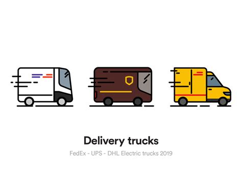 Ups Truck Vector at Vectorified.com | Collection of Ups Truck Vector free for personal use