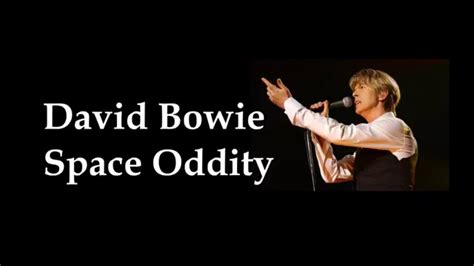 David Bowie - Space Oddity LYRICS - YouTube