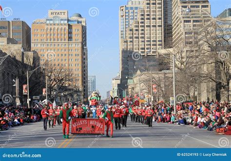 Christmas Parade editorial stock photo. Image of building - 62524193