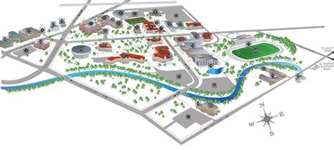 Heidelberg University Campus Map - Tourist Map Of English