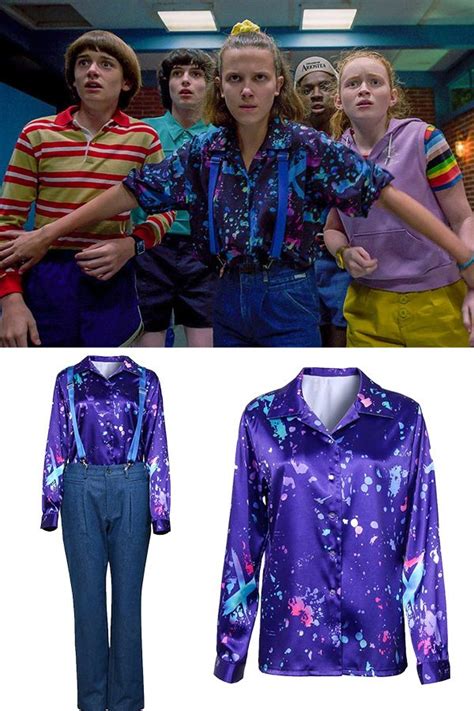 Eleven Cosplay Costume For Stranger Things Season 3 Costume Set | Stranger things outfit, Eleven ...