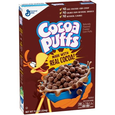 Cocoa Puffs Chocolate Cereal 11.8 oz Box - Walmart.com