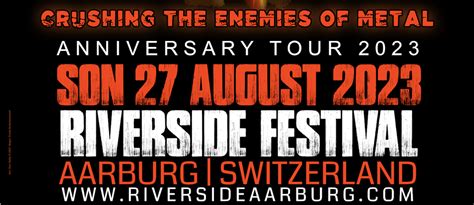 MANOWAR headlinen Riverside Festival Aarburg 2023 mit exklusiver Jubiläumsshow – Manowar