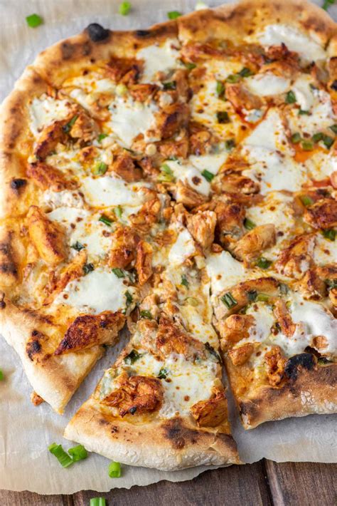 Homemade Buffalo Chicken Pizza Recipe - Chisel & Fork