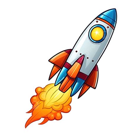 Cartoon Rocket Space Ship Take Off, Rocket Clipart, Ship Clipart, Space ...