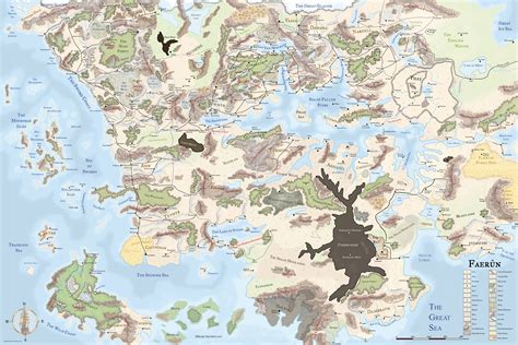 Forgotten Realms Dnd 5E World Map