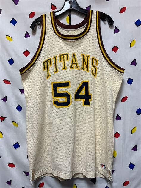 Retro Basketball Jersey Titans #54 As-is | Boardwalk Vintage