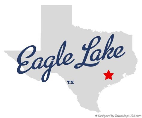 Map of Eagle Lake, TX, Texas