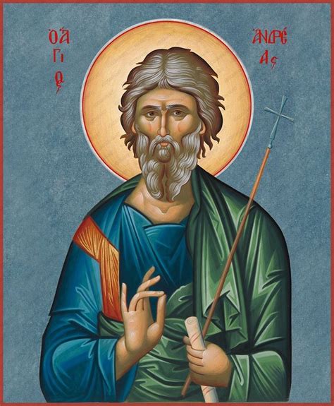 Saint Andrew | IMPERIAL ICONS | Greek icons, Icon, Orthodox icons