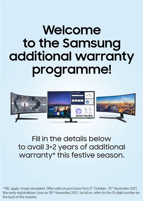 Samsung Monitor - Additional Warranty Programme | Samsung India