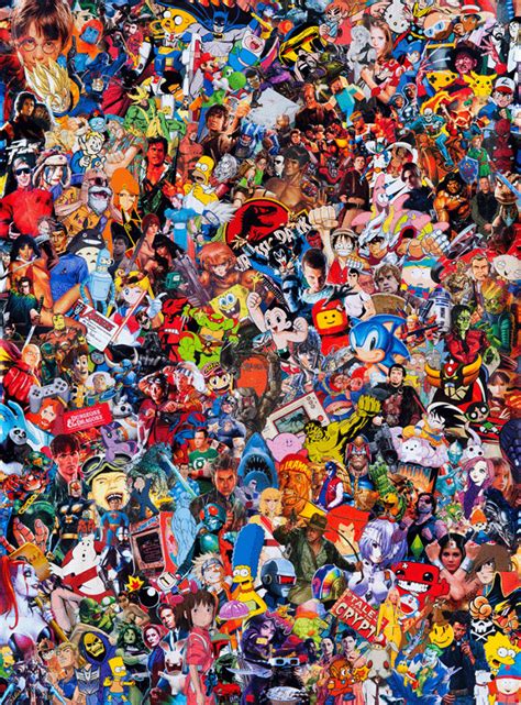 Pop Collage by Mr Garcin - A New Exclusive Art Print on the Geek-Art ...