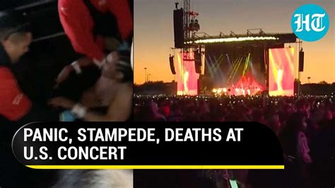 Stampede at US concert: Over 5 killed amid 'panic' at Travis Scott show ...