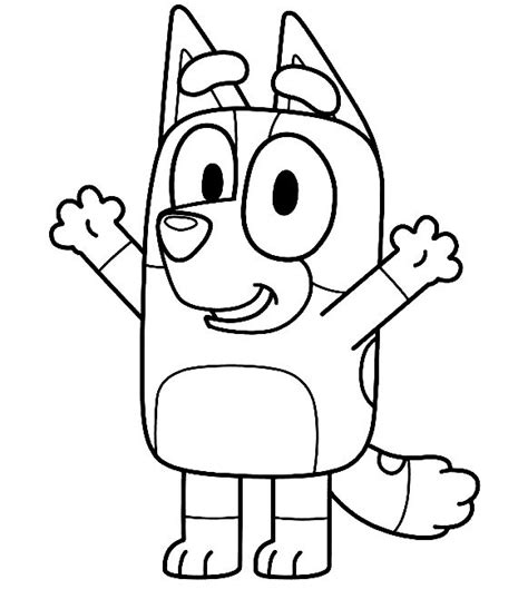 Bluey Coloring Pages - Best Coloring Pages For Kids | Páginas para ...