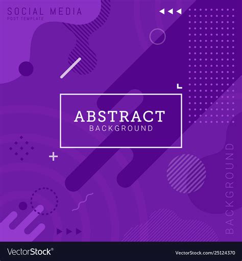 Social media post template abstract background Vector Image