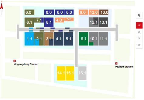 Canton Fair Floor Plan - Exhibitors Layout