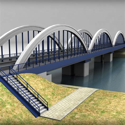 Arch Bridge 3D model | CGTrader