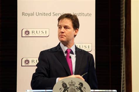 Nick Clegg: Britain S Deputy Prime Minister. Editorial Image - Image of ...