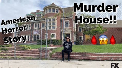 AMERICAN HORROR STORY: Murder House Tour!!! - YouTube