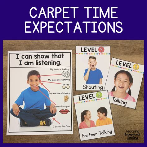 Tips for Teaching Carpet Time Expectations - Teaching Exceptional Kinders