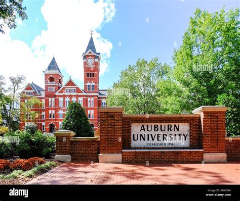 Auburn, AL, USA - October 19, 2017: Auburn University in Auburn ...