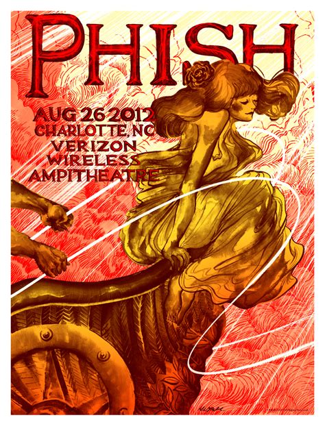 INSIDE THE ROCK POSTER FRAME BLOG: UPDATED Exclusive Release Details Phish Poster from Charlotte ...