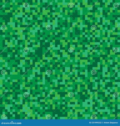 Pixel Grass Texture Background, Green Retro Square Grass Pattern Cartoon Vector | CartoonDealer ...