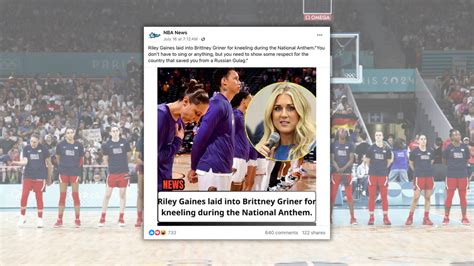 Riley Gaines Criticized Brittney Griner for Kneeling During National ...