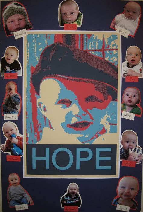 obama hope poster for patriotic president first birthday | Happy birthday son, Kids birthday ...