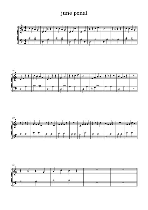 June Ponal Tamil – June Pona june ponal--1 Sheet music for Piano (Solo) Easy | Musescore.com