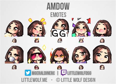 Custom Emote Artist | Custom Twitch Graphics