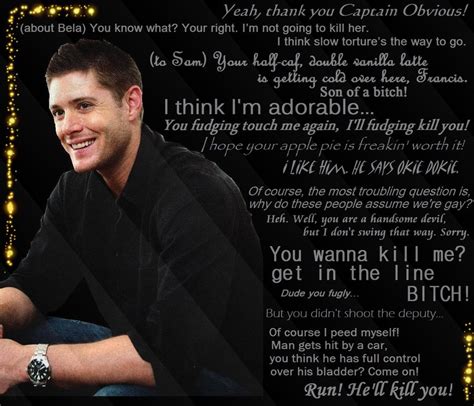 Supernatural Dean Quotes. QuotesGram