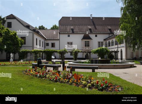 Castle garden and Burg Wels palace, Upper Austria, Austria, Europe Stock Photo - Alamy