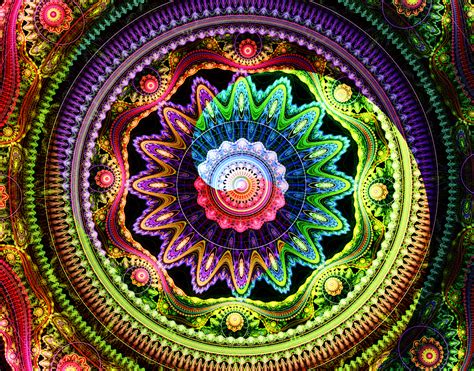 Psychedelic Mandala by WorldMadness on DeviantArt