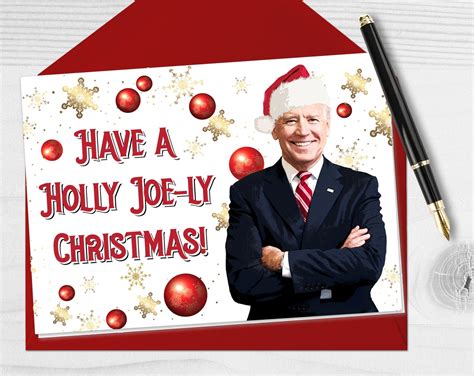 Joe Biden Christmas Card Funny Christmas Card Christmas Card | Etsy