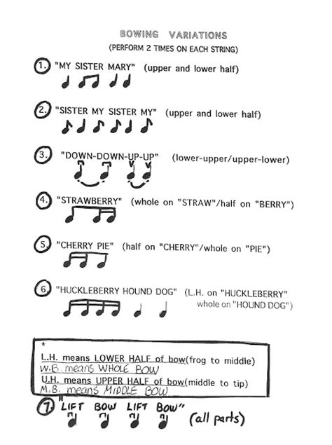 Miss Jacobson's Music: BOWING EXERCISES ON OPEN STRINGS