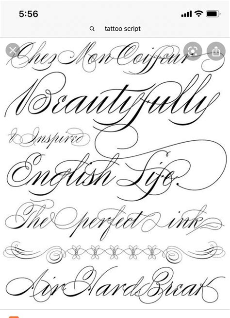 Pin by Steff Hannon on Tattoos | Tattoo fonts cursive, Cursive fonts ...