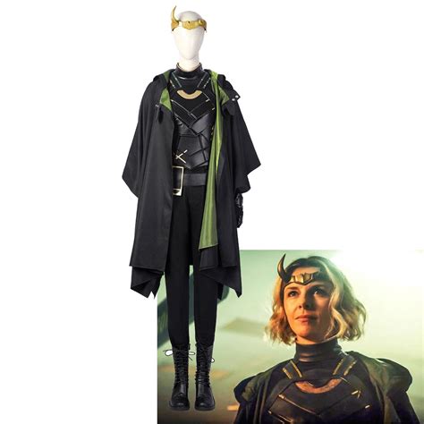 Loki Season 1 Sylvie Female Variant Loki Cosplay Costume Crown - Etsy UK