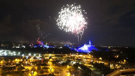 Disneyworld Fireworks from Contemporary Resort - YouTube