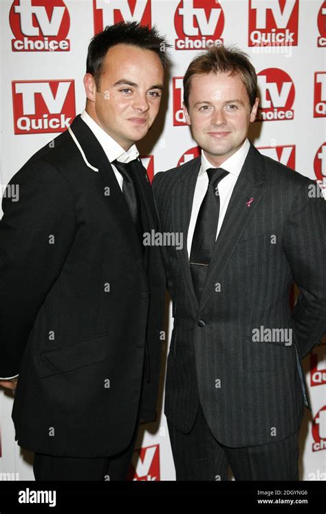 Anthony McPartlin and Declan Donnelly attending the TV Quick and TV ...