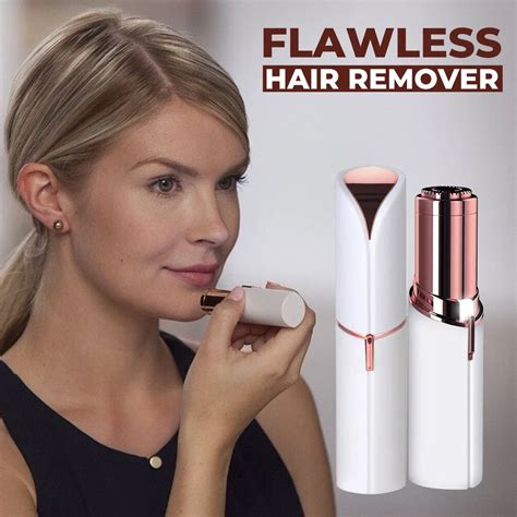 Flawless Facial Painless Hair Remover (Rechargeable) - BLACK Market