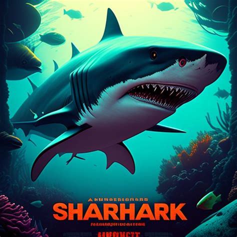closed-slug773: Shark in an horror movie poster