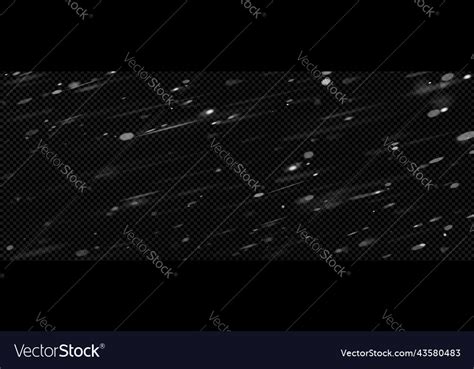 Snowstorm effect overlay snow or blizzard 3d Vector Image