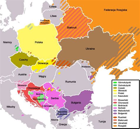 Języki słowiańskie w Europie en.wikipedia.org/wiki/Slavic_languages The ...