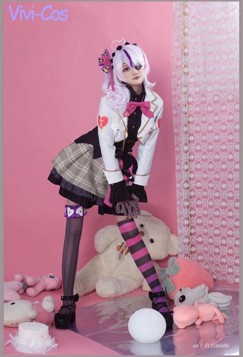 Vivi-Cos-Anime-Vtuber-NIJISANJI-Maria-Marionette-Cute-Dress-Cosplay ...