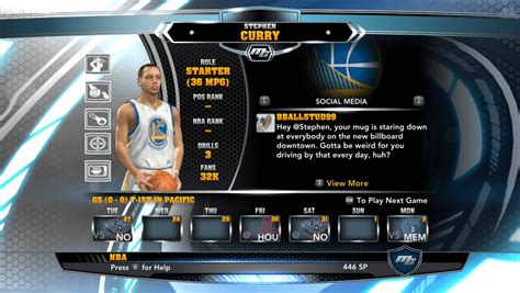 NBA 2k14 MyCareer Mod : Stephen Curry - HoopsVilla