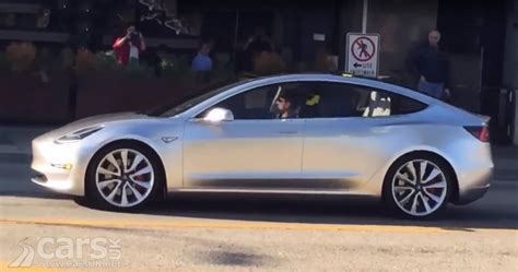 Tesla Model 3 caught on the road in California (+video) | Cars UK