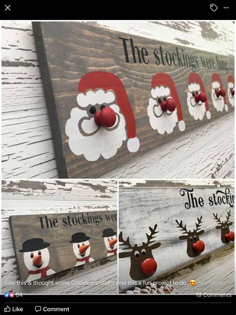 Pin by Tammy Gregoire on cricut | Christmas stocking hangers, Christmas crafts, Christmas wood